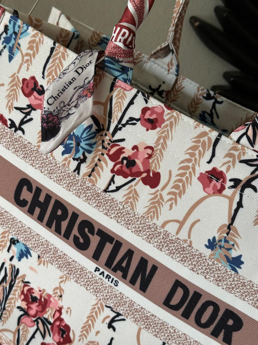 CD Tote Bag - Floral Pink