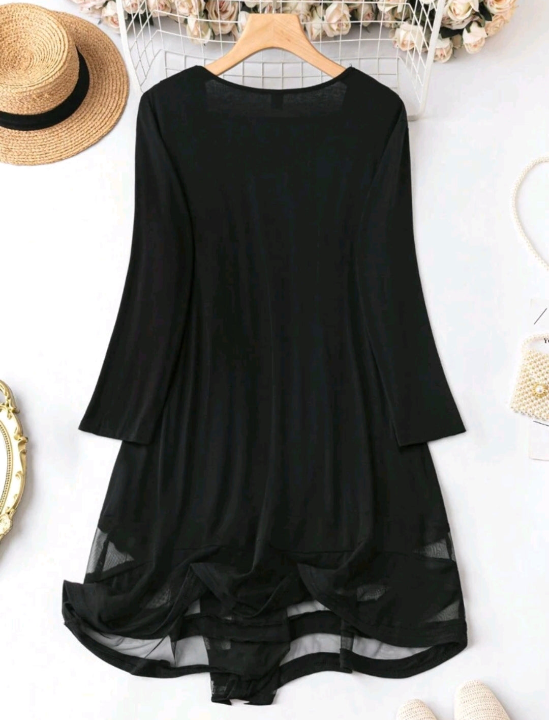 Pearl Embellished Open Front Over Coat