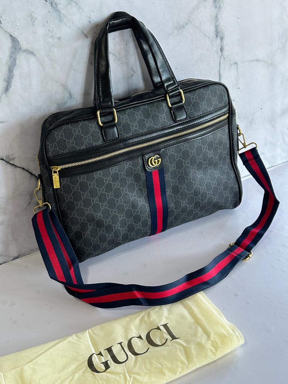 GG Laptop Bag - Black