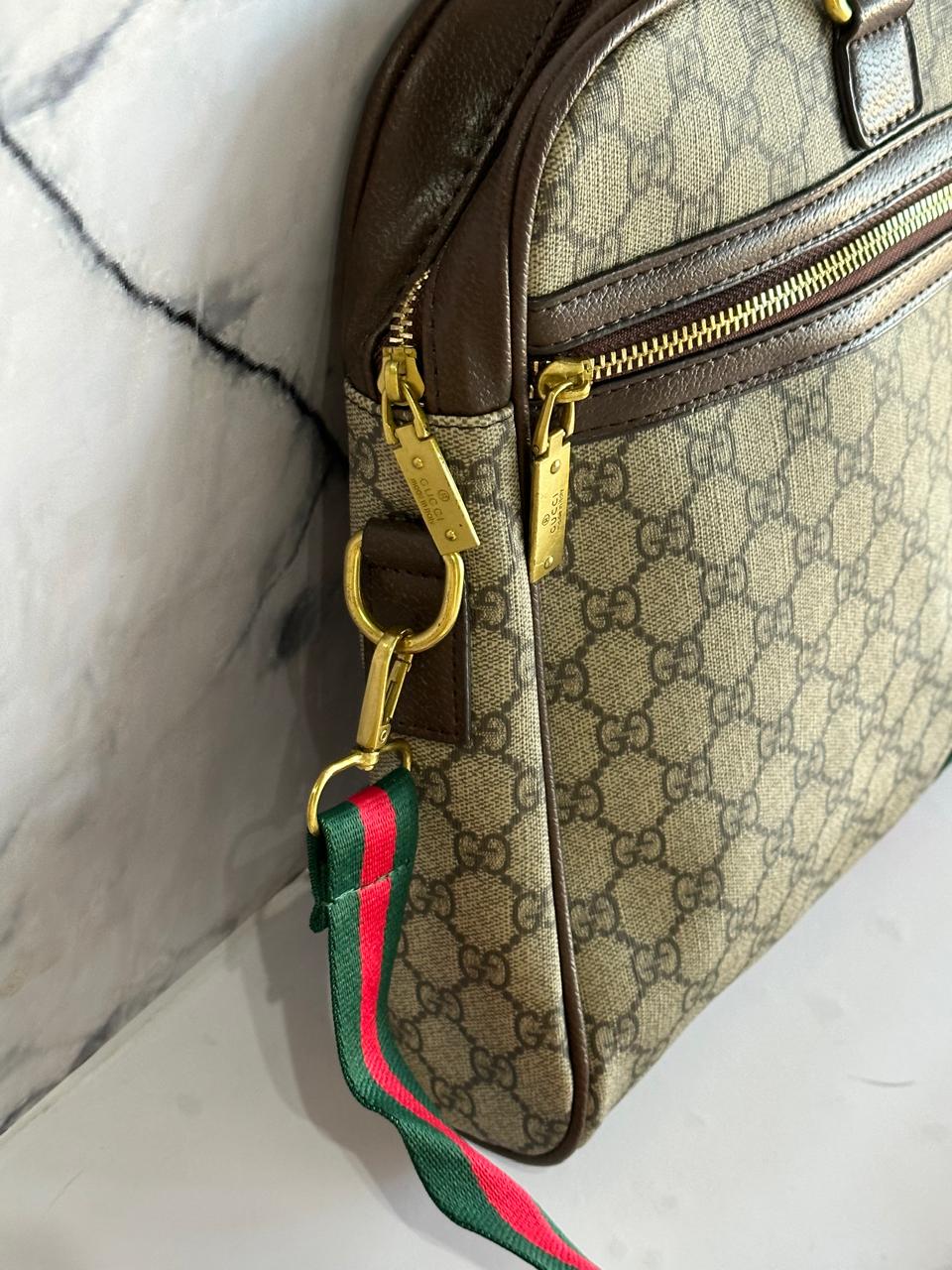 GG Laptop Bag - Beige