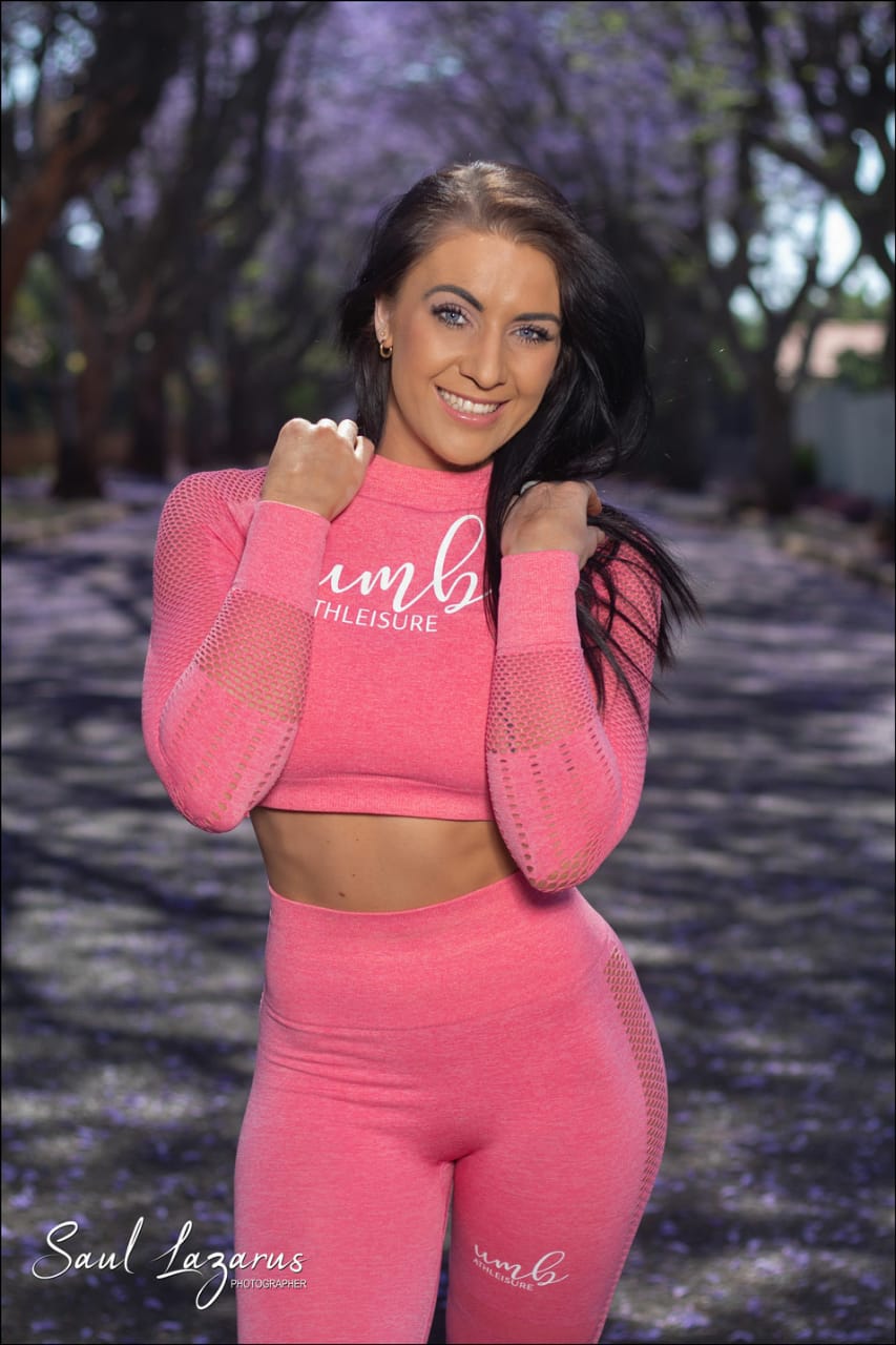 UMB Spring Pink Seamless Crop Top