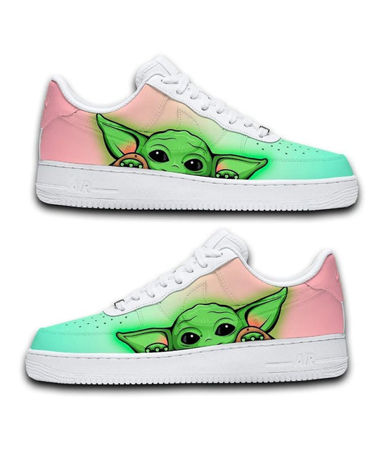 NEW*  Pre-Order * Custom Made Baby Yoda Sneakers