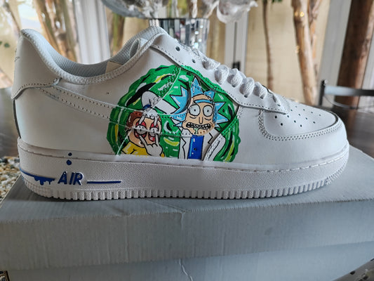 NEW*  Pre-Order * Custom Made Rick And Morty Sneakers